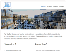 Tablet Screenshot of porticus.hr